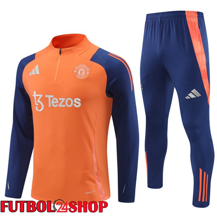 Chandal Equipos De Futbol Manchester United Naranja 2024/2025