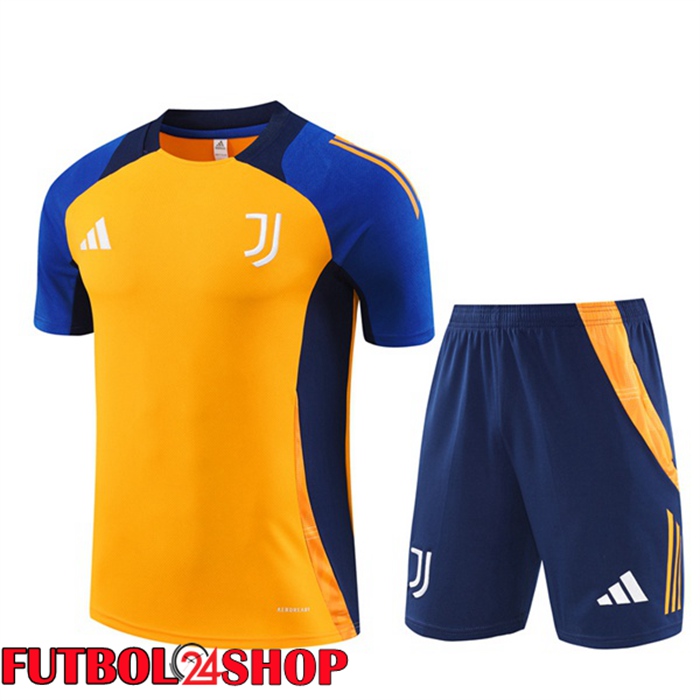 Camiseta Entrenamiento Juventus + Cortos Amarillo 2024/2025