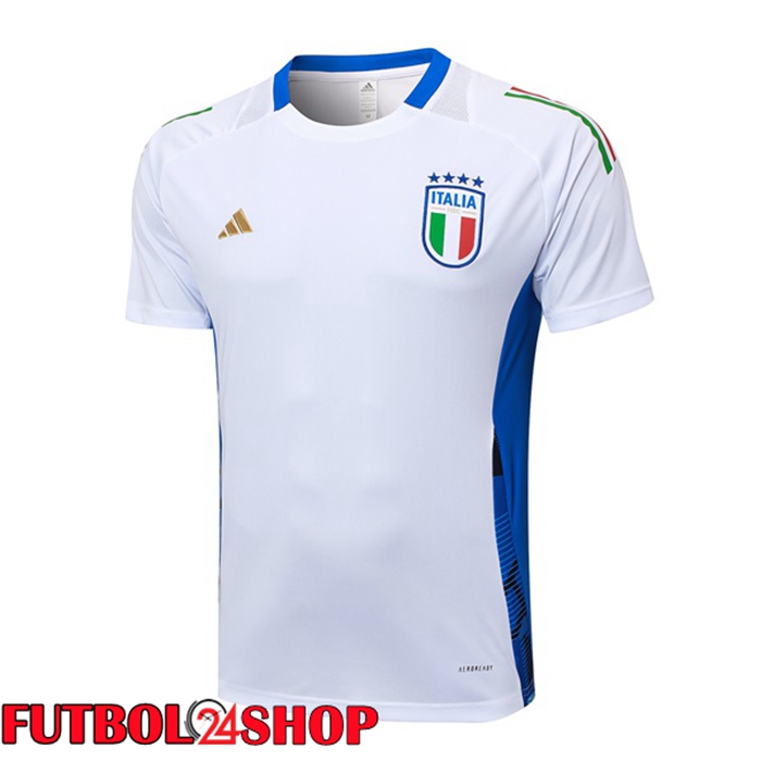Camiseta Entrenamiento Italia Blanco 2024/2025