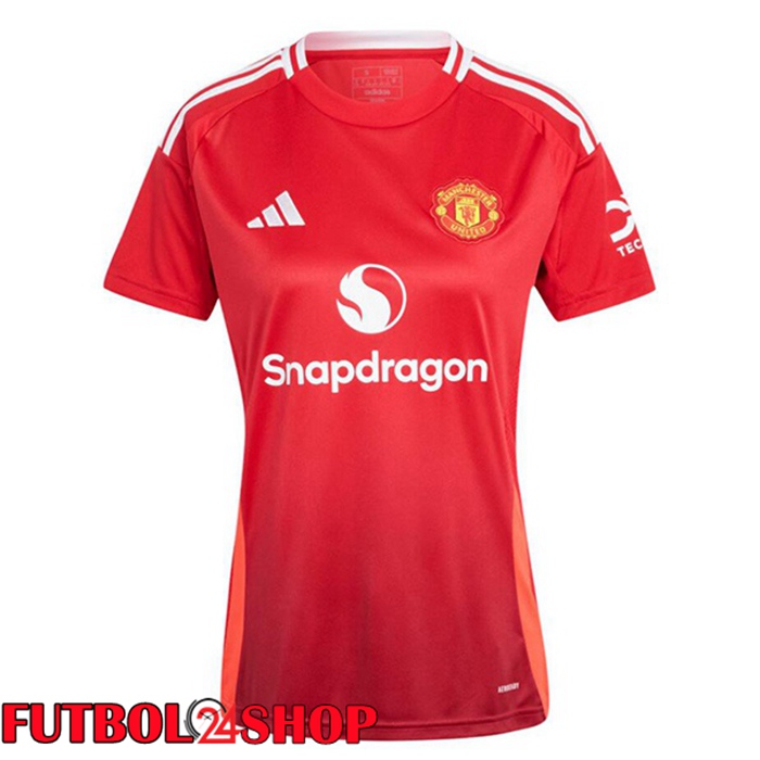 Camisetas De Futbol Manchester United Femenino Primera Rojo 2024/2025