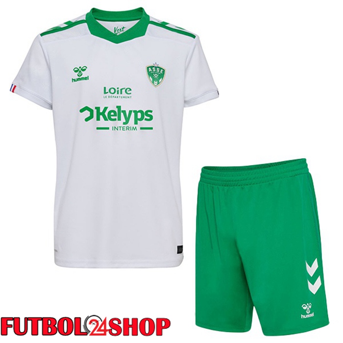 Camisetas De Futbol AS St Etienne Ninos Segunda Blanco 2024/2025