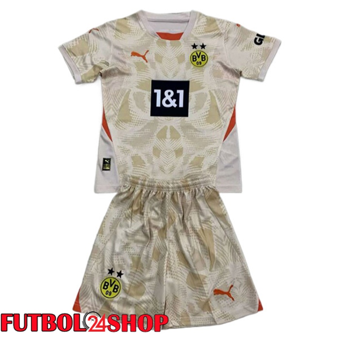 Camisetas De Futbol Dortmund Ninos Portero Amarillo 2024/2025