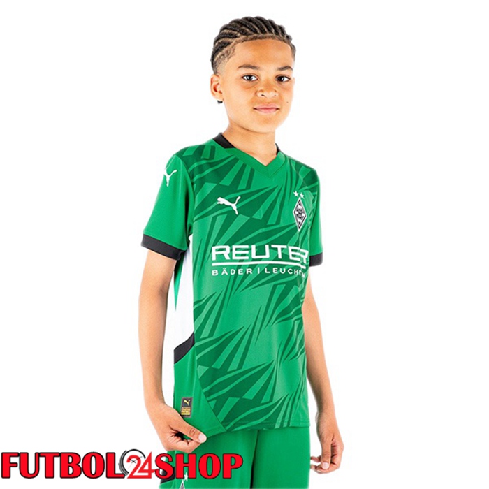 Camisetas De Futbol Monchengladbach Ninos Segunda Verde 2024/2025