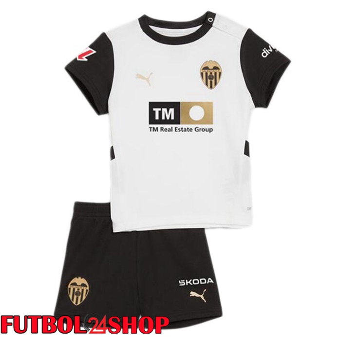 Camisetas De Futbol Valencia CF Ninos Primera Blanco 2024/2025