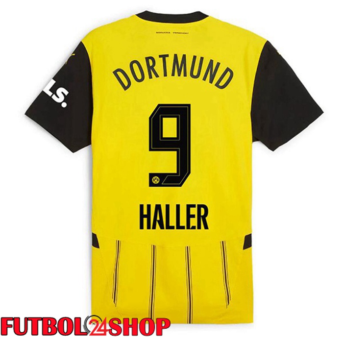 Camisetas De Futbol Dortmund BVB (Haller 9) Primera Amarillo 2024/2025