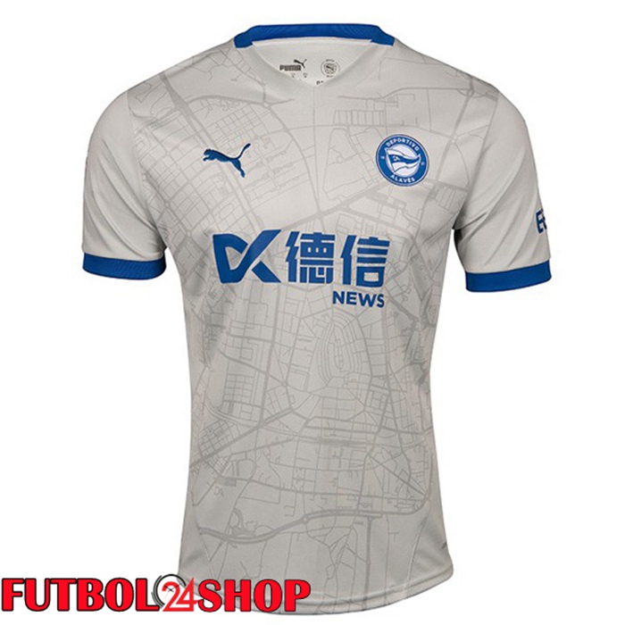 Camisetas De Futbol Deportivo Alaves Segunda Gris 2024/2025