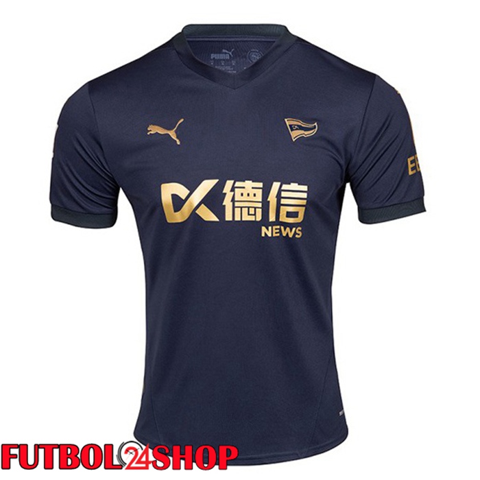 Camisetas De Futbol Deportivo Alaves Tercera Negro 2024/2025