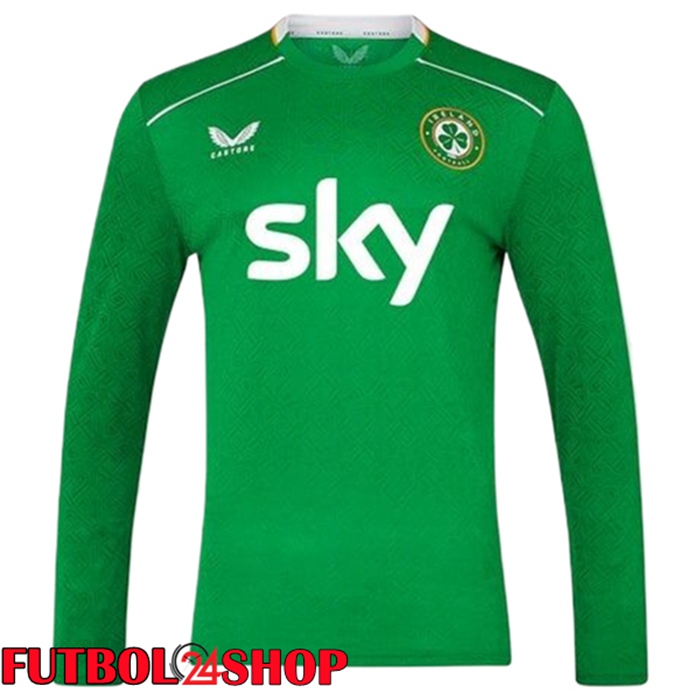 Camiseta Nacional Irlanda Manga Larga Primera 2024/2025