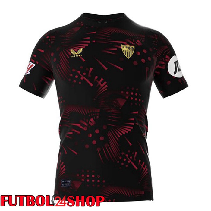 Camisetas De Futbol Sevilla FC Tercera Negro 2024/2025