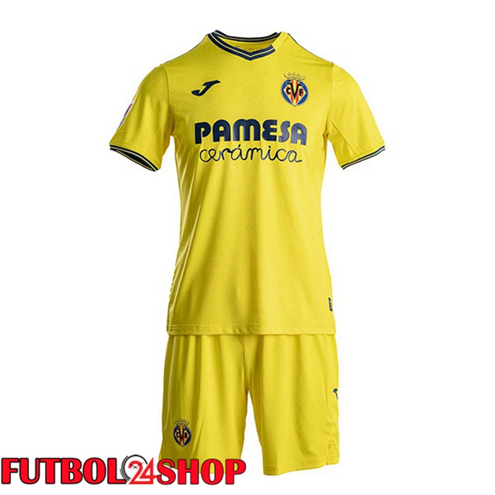 Camisetas De Futbol Villarreal Ninos Primera Amarillo 2024/2025