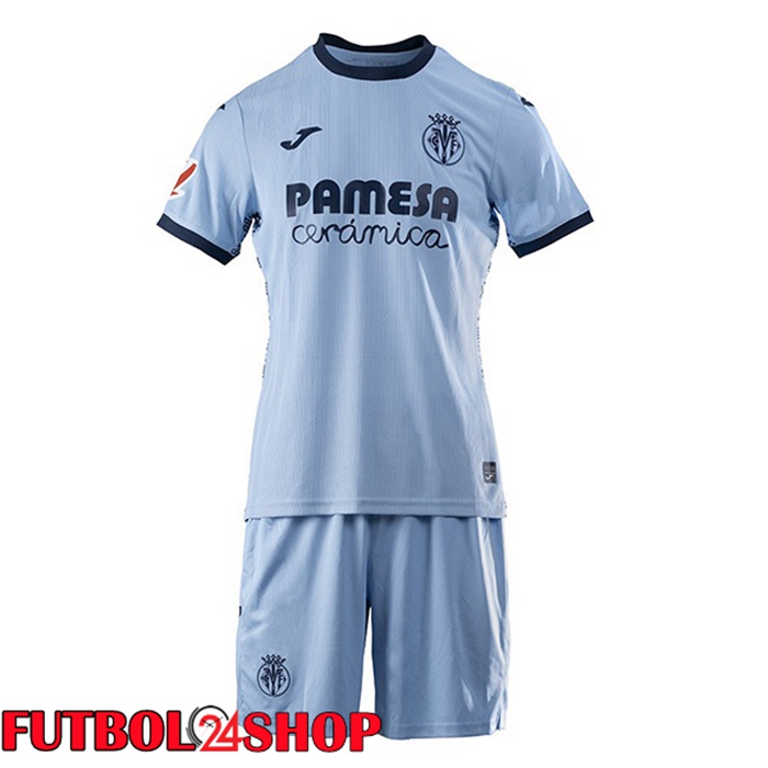 Camisetas De Futbol Villarreal Ninos Segunda Azul 2024/2025