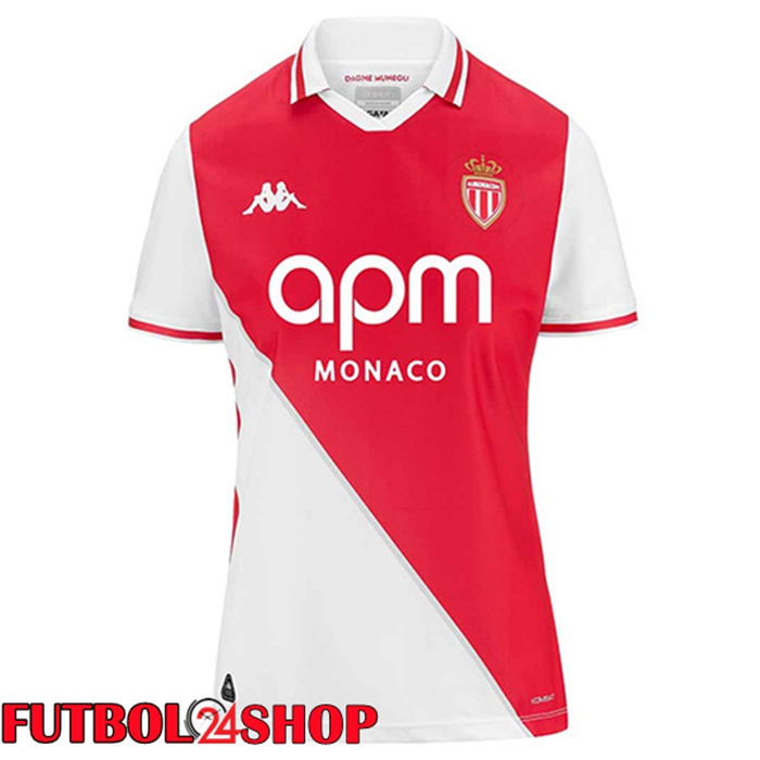 Camisetas De Futbol AS Monaco Femenino Primera 2024/2025