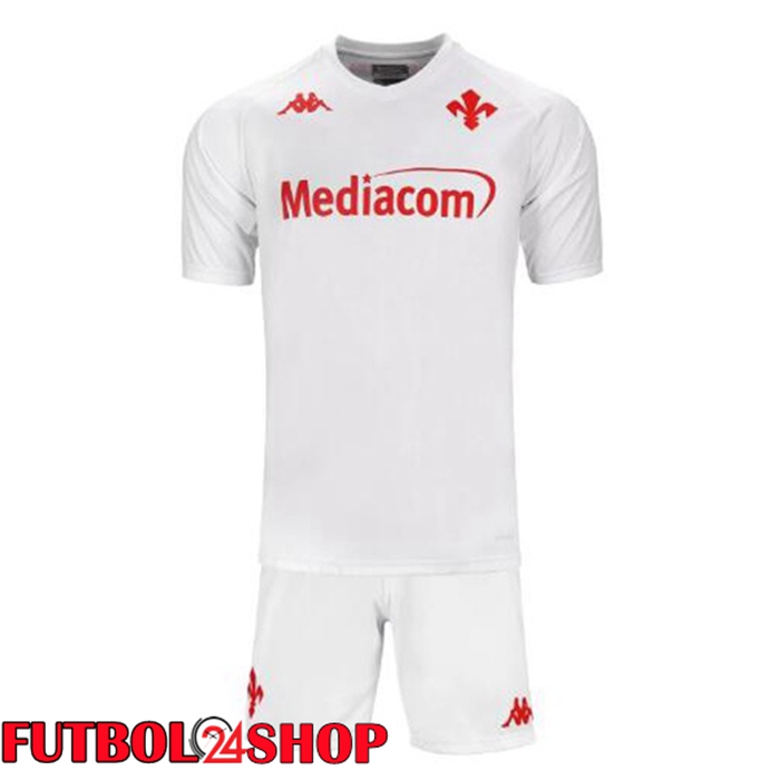 Camisetas De Futbol ACF Fiorentina Ninos Segunda Blanco 2024/2025