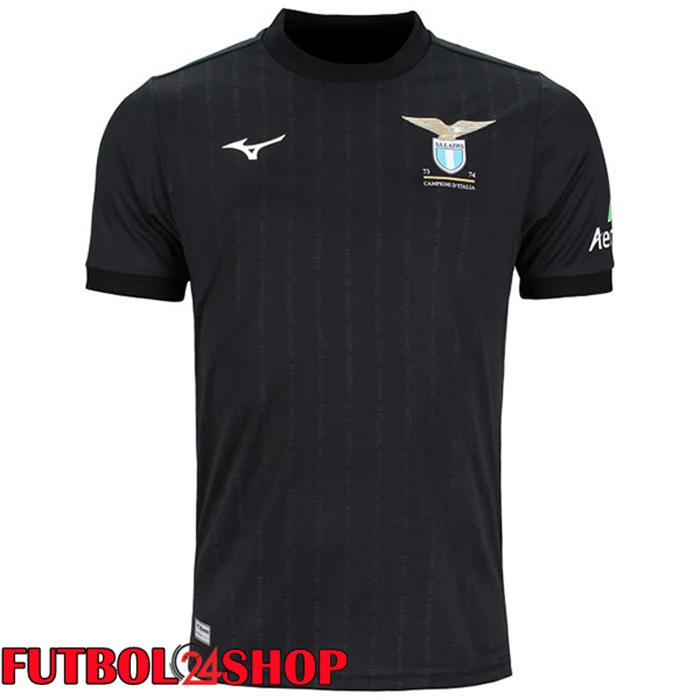 Camisetas De Futbol SS Lazio 50th Anniversary Champion Edition Negro 1973/1974