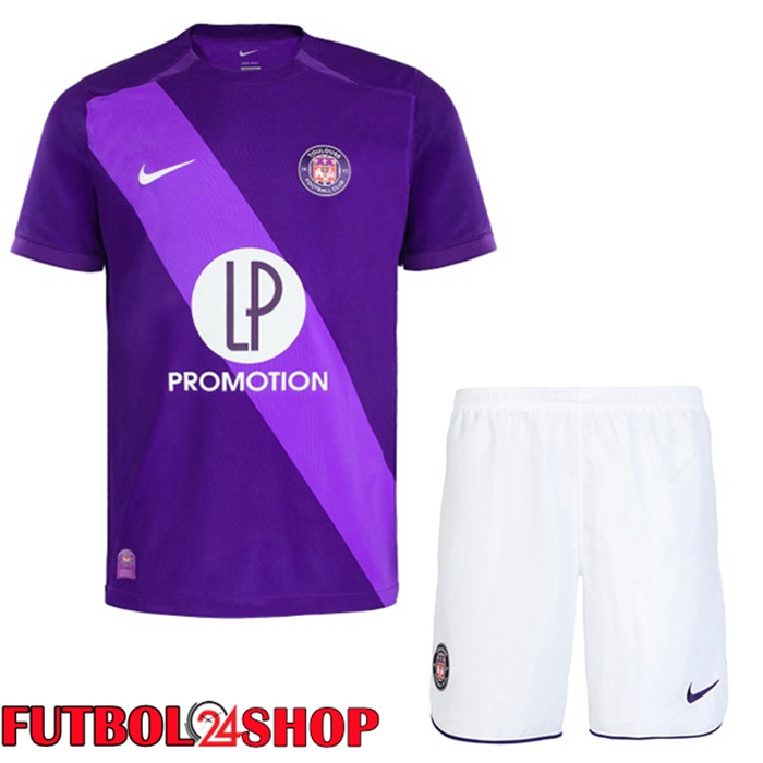 Camisetas De Futbol Toulouse Ninos Primera Púrpura 2024/2025