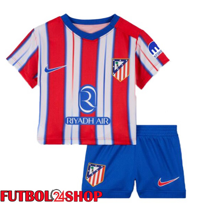 Camisetas De Futbol Atletico Madrid Ninos Primera Rojo 2024/2025