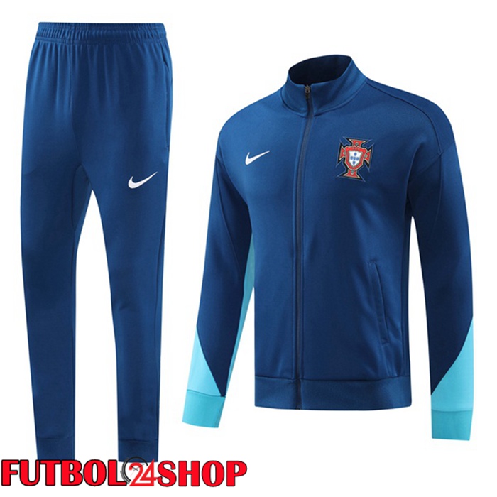 Chandal Equipos De Futbol - Chaqueta Portugal Azul 2024/2025