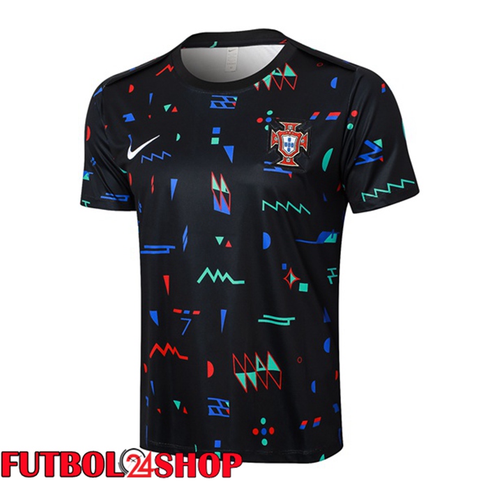 Camiseta Entrenamiento Portugal Negro 2024/2025