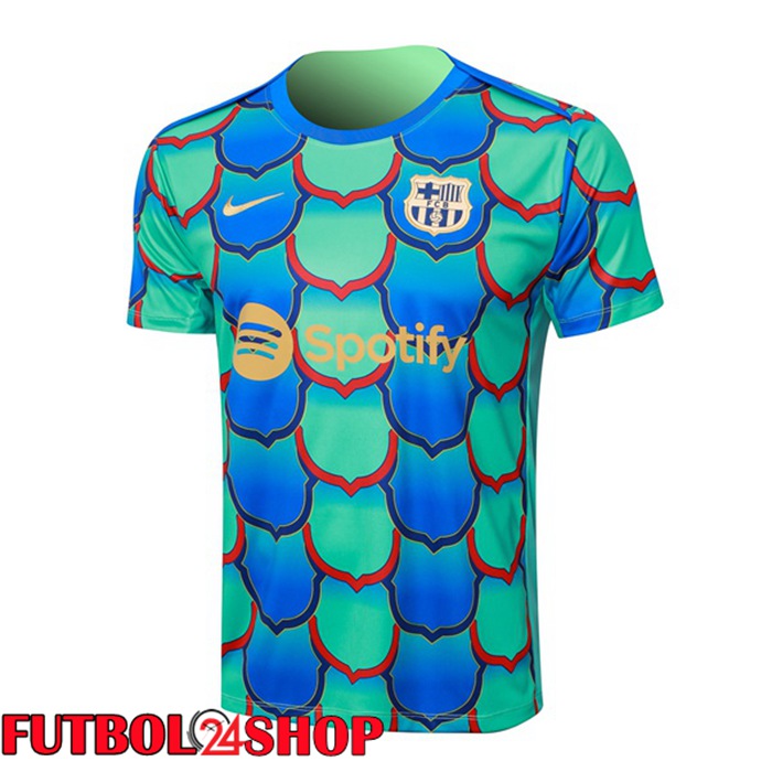 Camiseta Entrenamiento FC Barcelona Verde 2024/2025