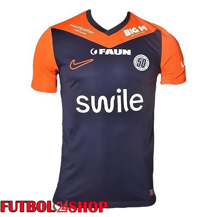 Camisetas De Futbol Montpellier HSC Primera Azul Naranja 2024/2025