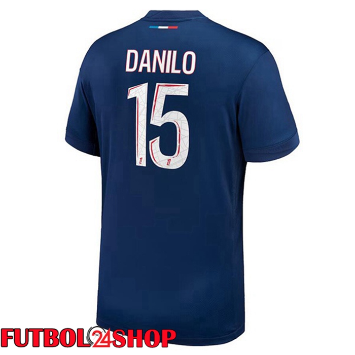 Camisetas De Futbol Paris PSG (Danilo 15) Primera Azul Real 2024/2025