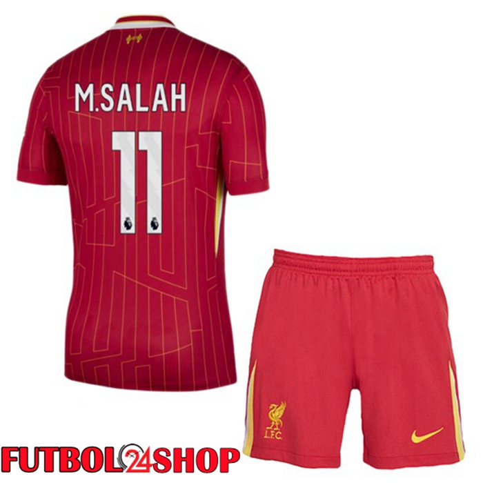 Camisetas De Futbol FC Liverpool (M.SALAH 11) Ninos Primera Rojo 2024/2025