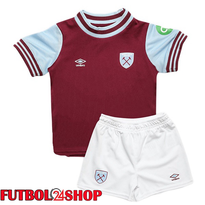 Camisetas De Futbol West Ham United Ninos Primera Rojo 2024/2025