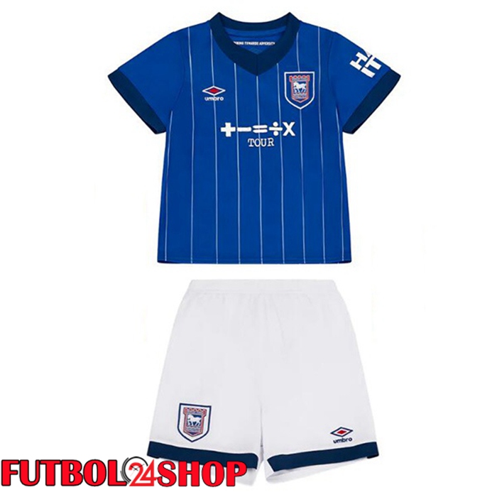 Camisetas De Futbol Ipswich Town Ninos Primera Azul 2024/2025