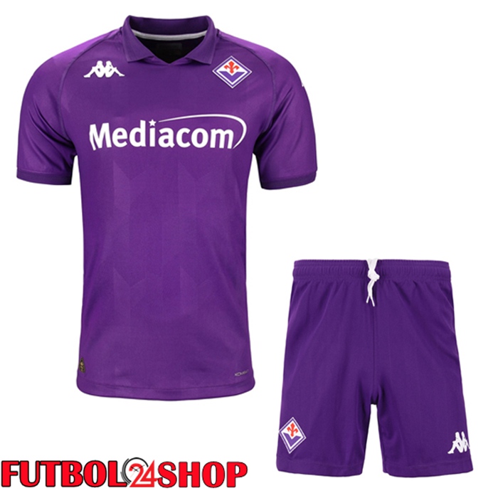Camiseta ACF Fiorentina Primera + Cortos 2024/2025