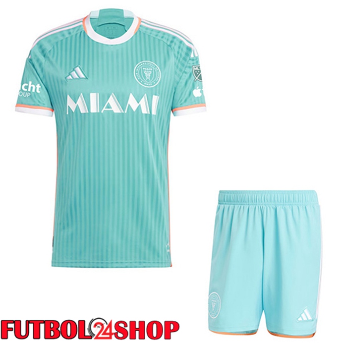 Camisetas De Futbol Inter Miami CF Ninos Tercera 2024/2025