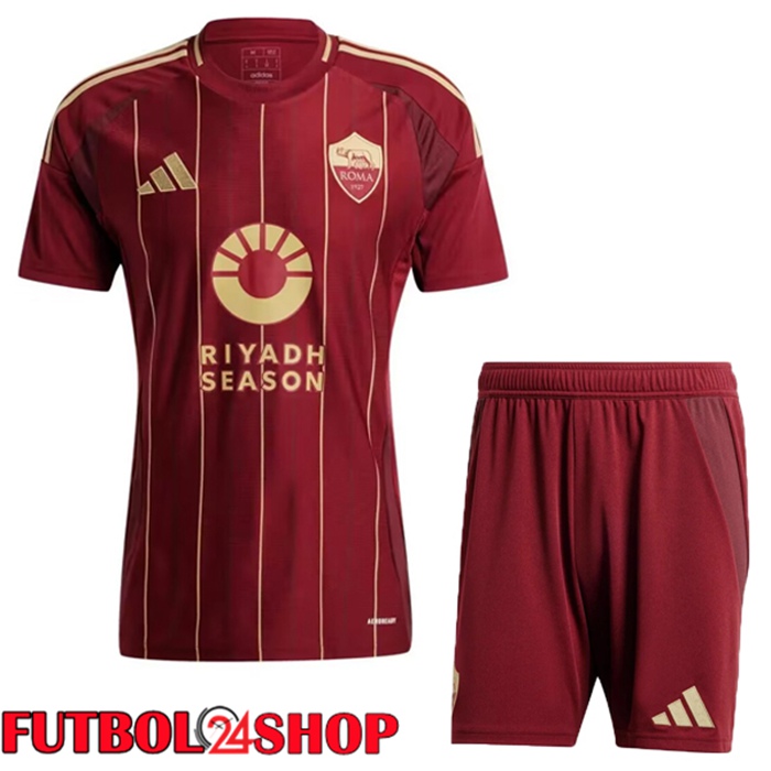 Camiseta AS Roma Primera + Cortos 2024/2025