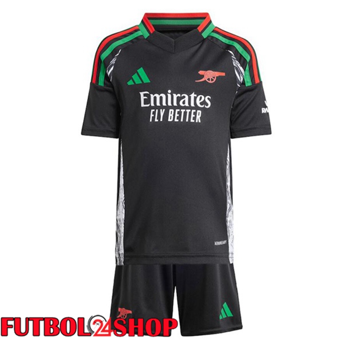 Camisetas De Futbol Arsenal Ninos Segunda Negro 2024/2025