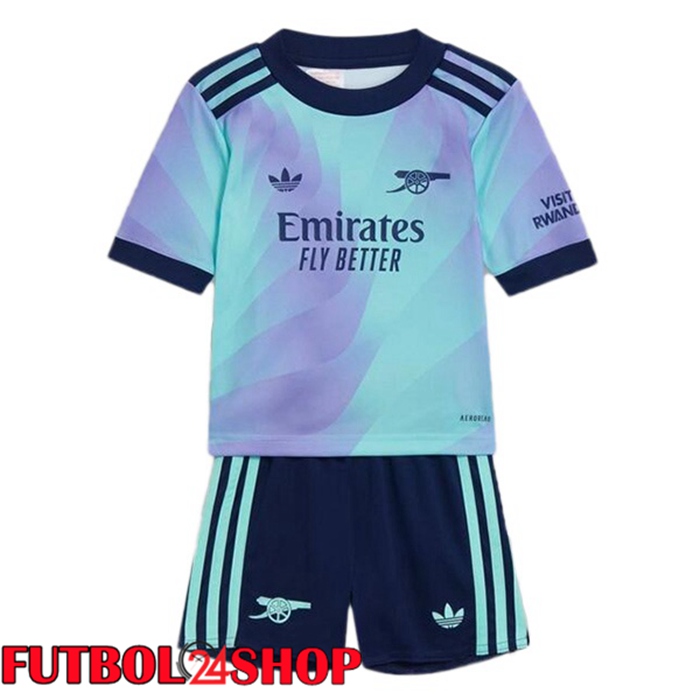 Camisetas De Futbol Arsenal Ninos Tercera Azul 2024/2025