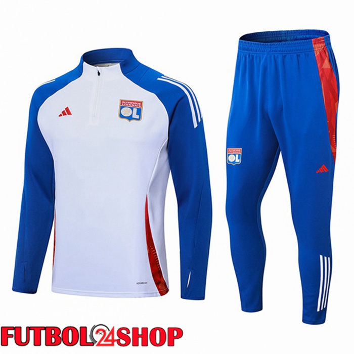Chandal Equipos De Futbol lyon OL Blanco Azul 2024/2025