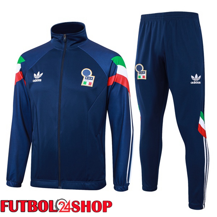 Chandal Equipos De Futbol - Chaqueta Italia Azul Real 2024/2025