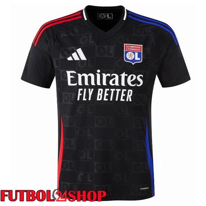 Camisetas De Futbol lyon OL Segunda Negro 2024/2025