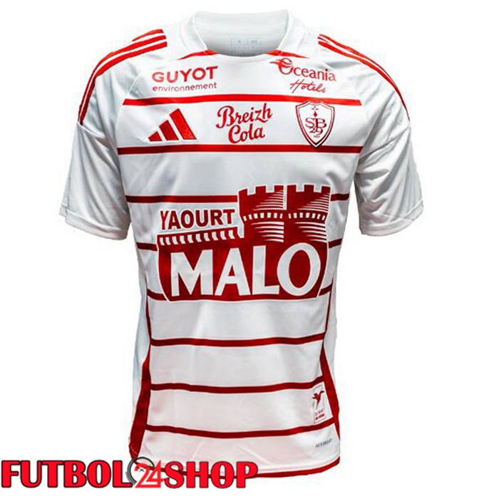 Camisetas De Futbol Stade Brestois Segunda Blanco 2024/2025