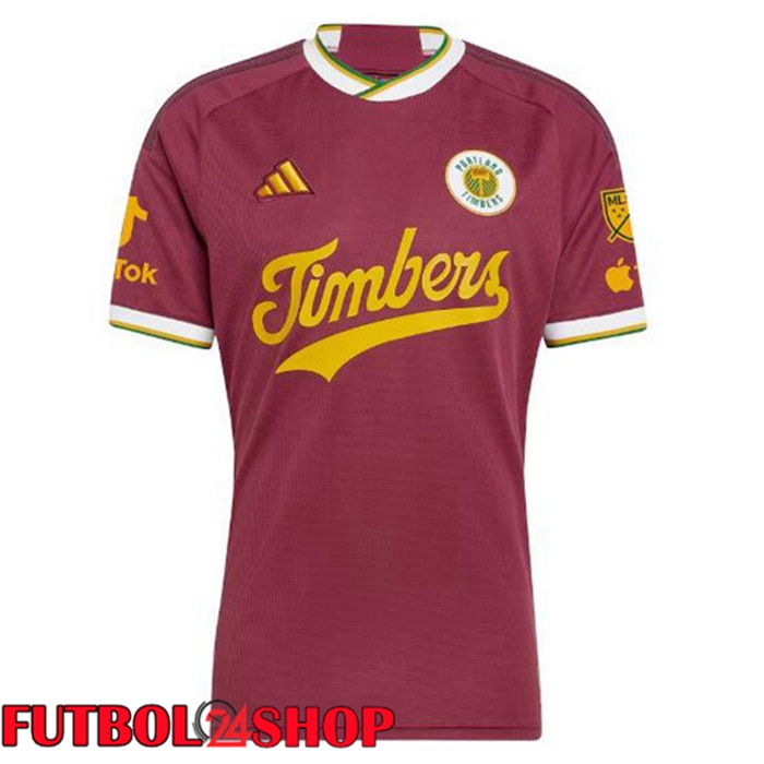 Camisetas De Futbol Portland Timbers Tercera Rojo 2024/2025