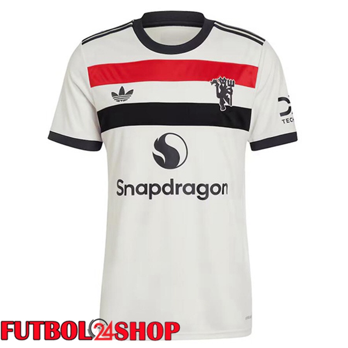 Camisetas De Futbol Manchester United Tercera Blanco 2024/2025