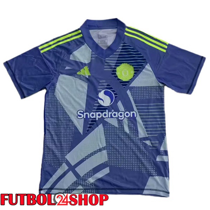 Camisetas De Futbol Manchester United Portero Azul 2024/2025