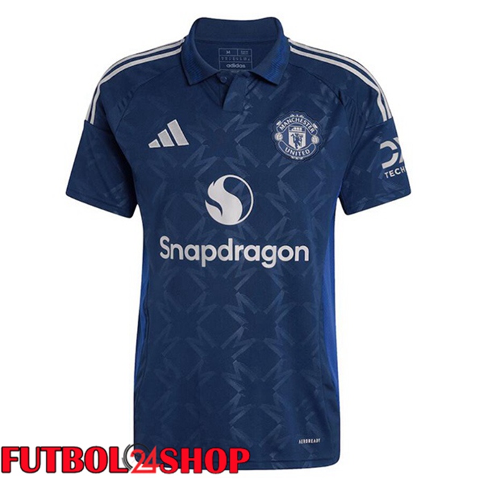 Camisetas De Futbol Manchester United Segunda Azul 2024/2025
