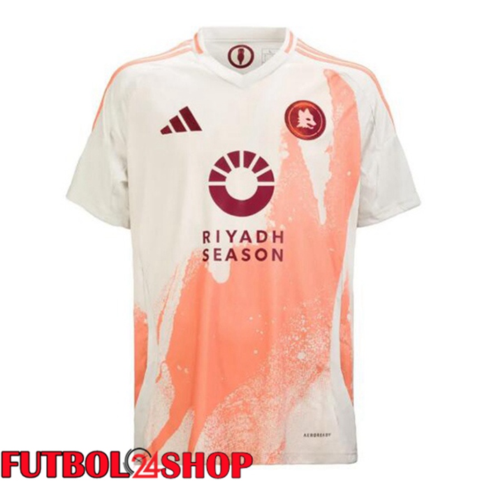Camisetas De Futbol AS Roma Segunda Blanco 2024/2025