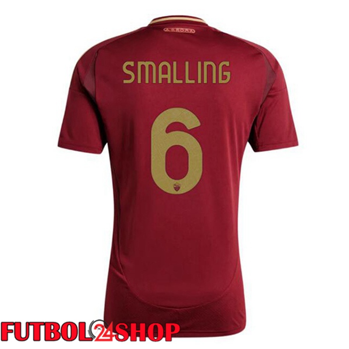 Camisetas Futbol AS Roma (SMALLING 6) Primera Rojo 2024/2025