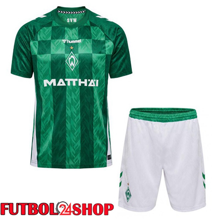 Camisetas De Futbol SV Werder Bremen Ninos Primera Verde 2024/2025