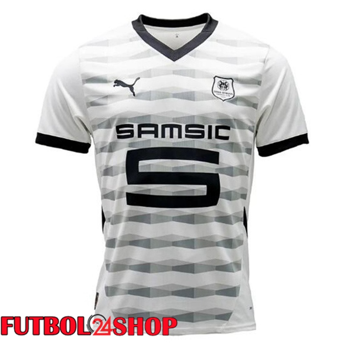 Camisetas De Futbol Stade Rennais Segunda Blanco 2024/2025