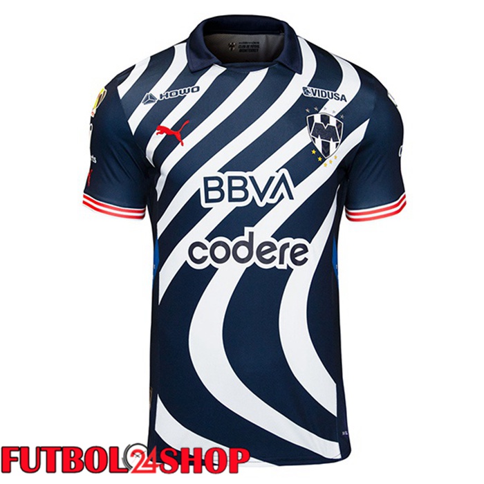 Camisetas De Futbol CF Monterrey Cup Azul Blanco 2024/2025
