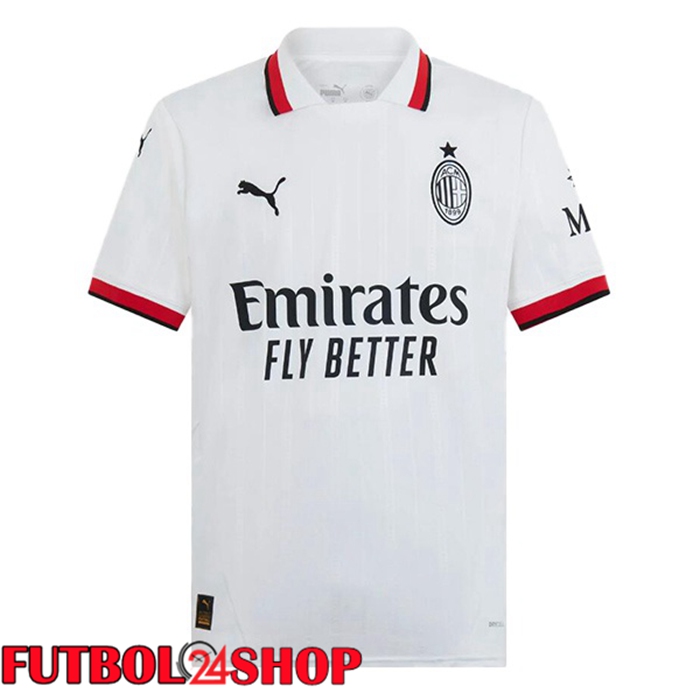 Camisetas De Futbol AC Milan Segunda Blanco 2024/2025