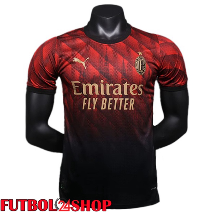 Camisetas De Futbol AC Milan Edición Especial Rojo Negro 2024/2025