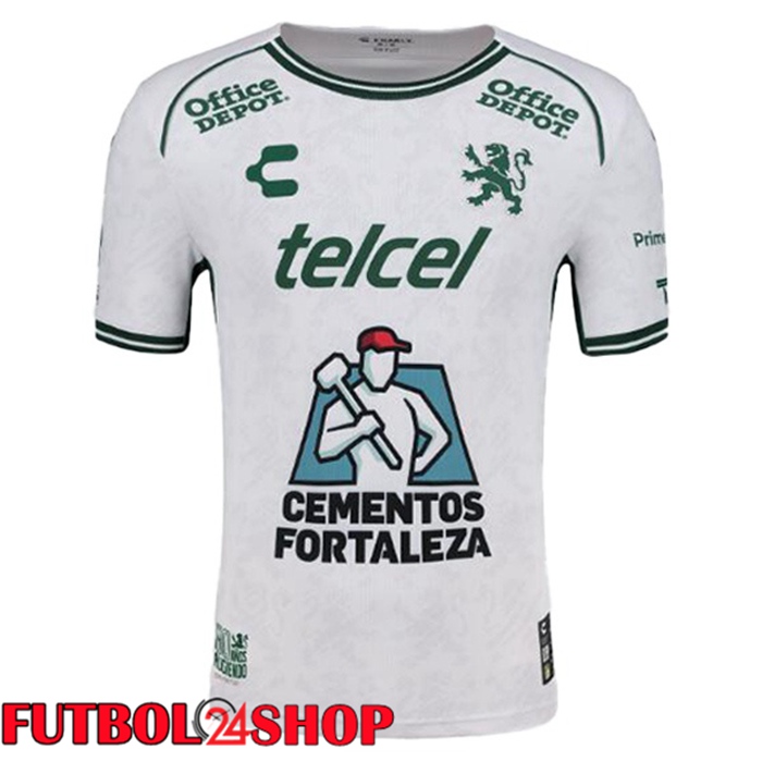 Camisetas De Futbol Club Leon Segunda Blanco 2024/2025