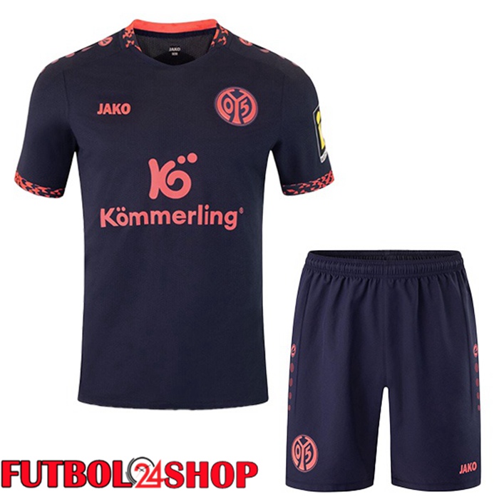 Camisetas De Futbol FSV Mainz 05 Ninos Segunda Negro 2024/2025